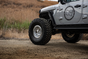 Jeep Wrangler with Black Rhino Primm Beadlock